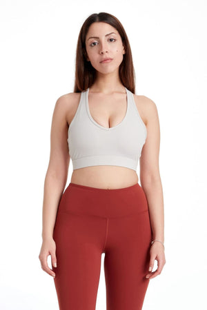ELEVATE BRA KREM SPORCU VE YOGA SÜTYENİ - Spor ve Yoga